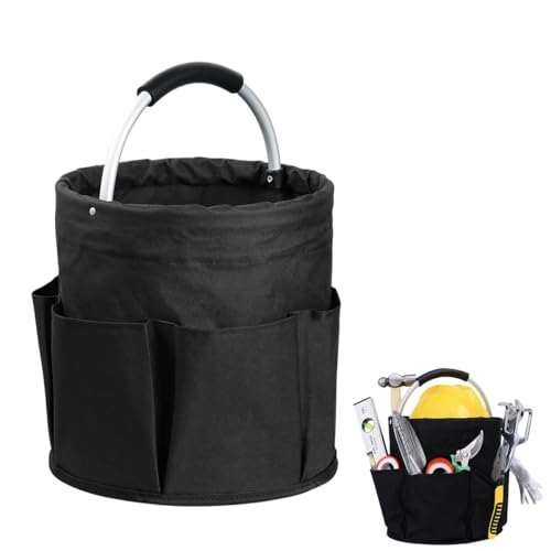 Serplex® 17L Collapsible Tool Bag with Lift Handle, Waterproof 600D Oxfold Cloth Foldable Garden Tool Bag, Outdoor Camping Garden Harvest Basket Multi Pocket Organizer Basket Tool Organizer Serplex® 17L Collapsible Tool Bag with Lift Handle, Waterproof 600D Oxfold Cloth Foldable Garden Tool Bag, Outdoor Camping Garden Harvest Basket Multi Pocket Organizer Basket Tool Organizer